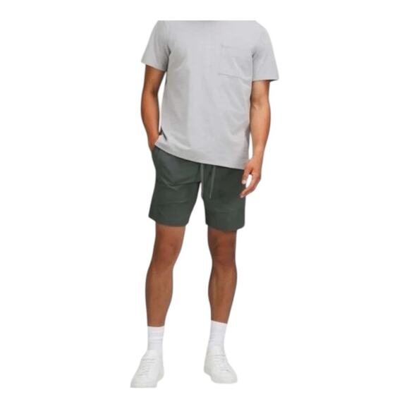 Lululemon Bowline Short 8" Stretch Ripstop Smoked Spruce M - Picture 1 of 9